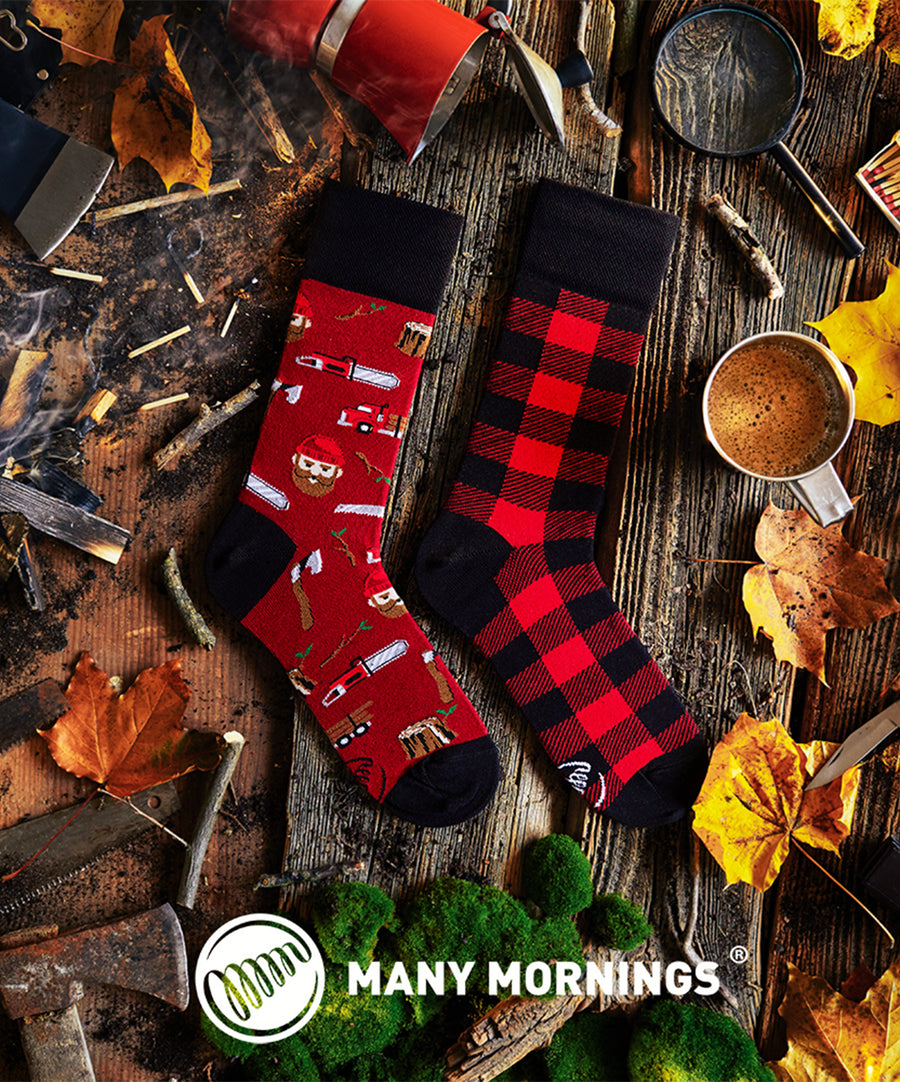 Many Mornings Socks - Lumberjack Life