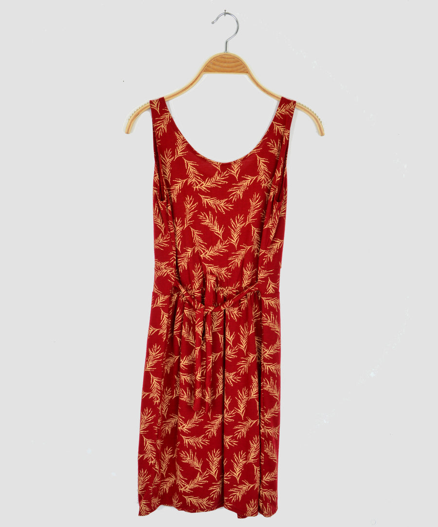 Bubble Dress - Wheat | Red