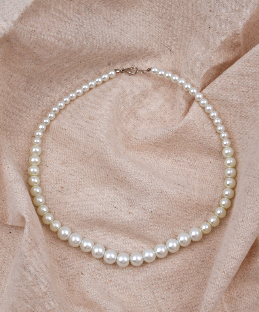 Pearl Necklace | White