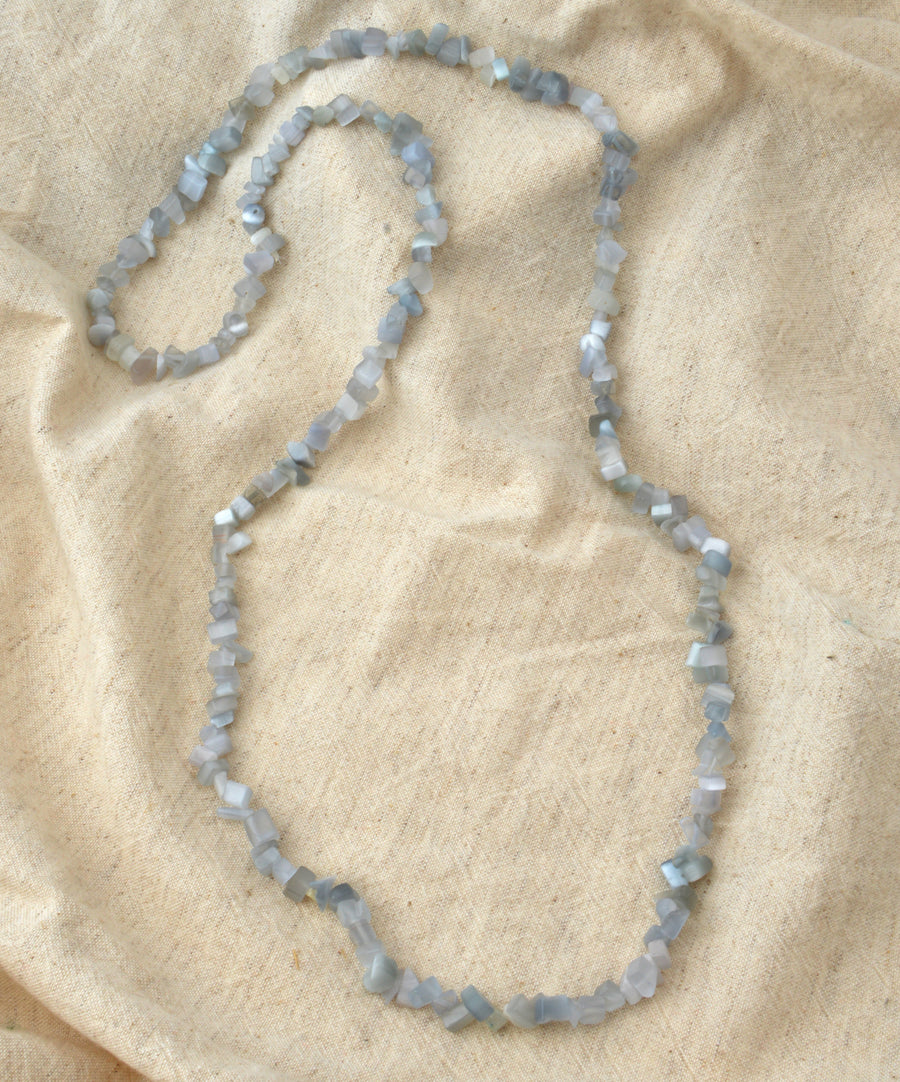 Necklace - Grey minerals