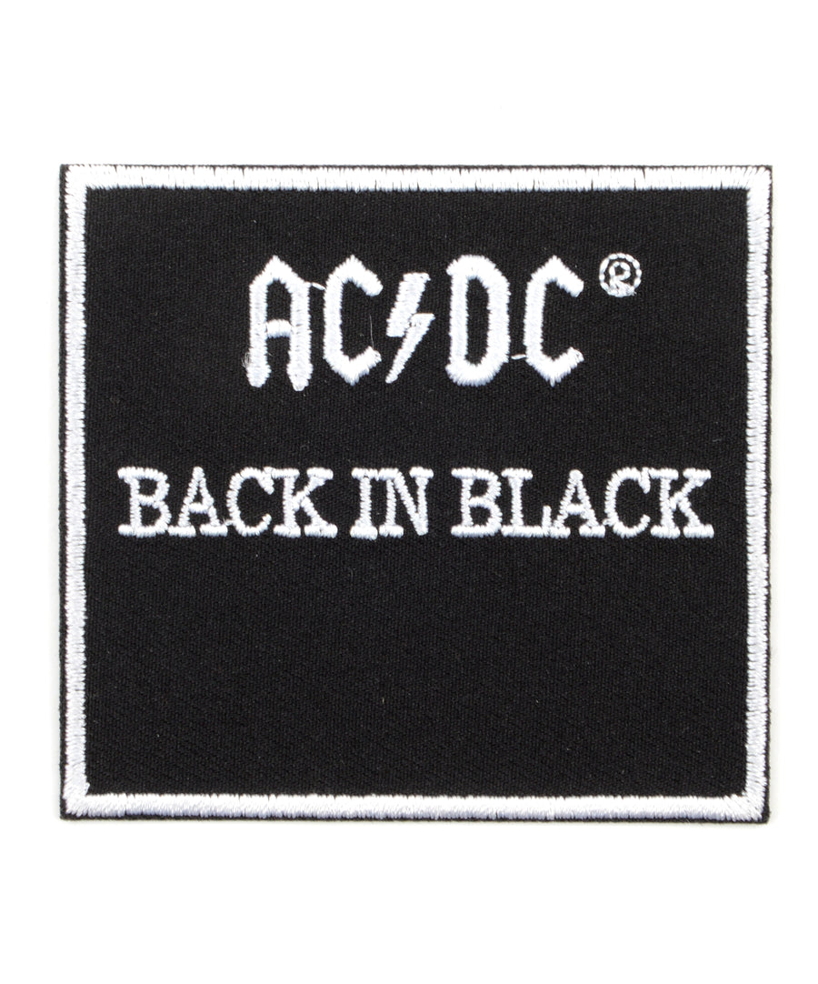 AC/DC mintás hímzett felvarró