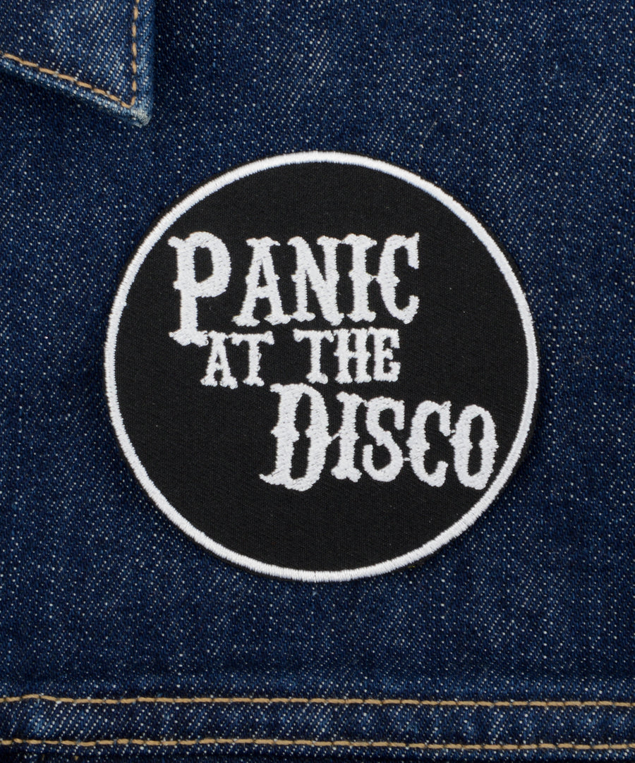 Panic! at the disco mintás hímzett felvarró