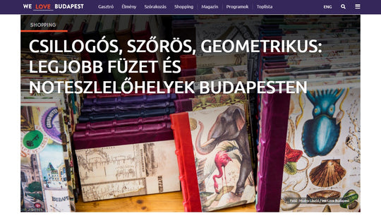 We Love Budapest: Csillogós, szőrös, geometrikus - Legjobb füzet és noteszlelőhelyek Budapesten