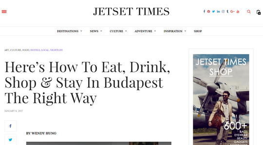 jetsettimes.com - Here’s How To Eat, Drink, Shop & Stay In Budapest The Right Way