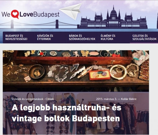 WeLoveBudapest - a legjobb használtruha- és vintage boltok