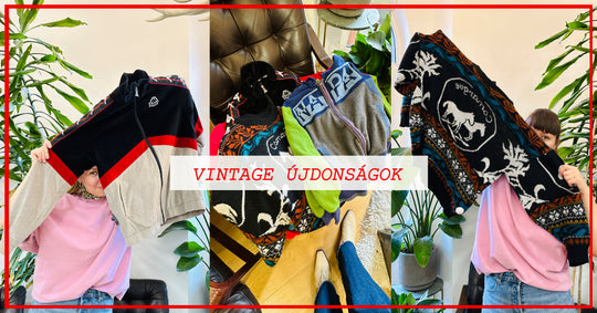 Vintage újdonságok a boltban és a webshopon!