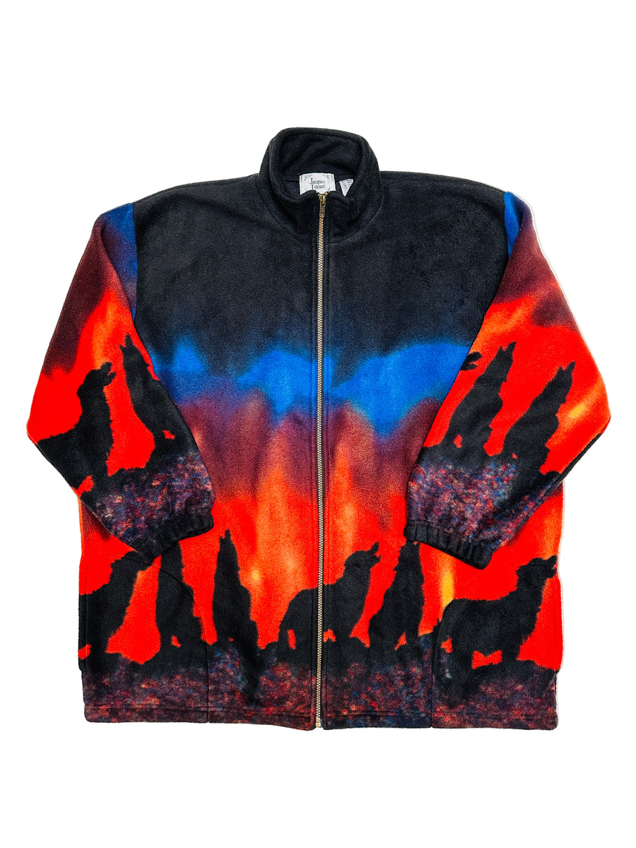 Vintage sweater - Fiery Wolves