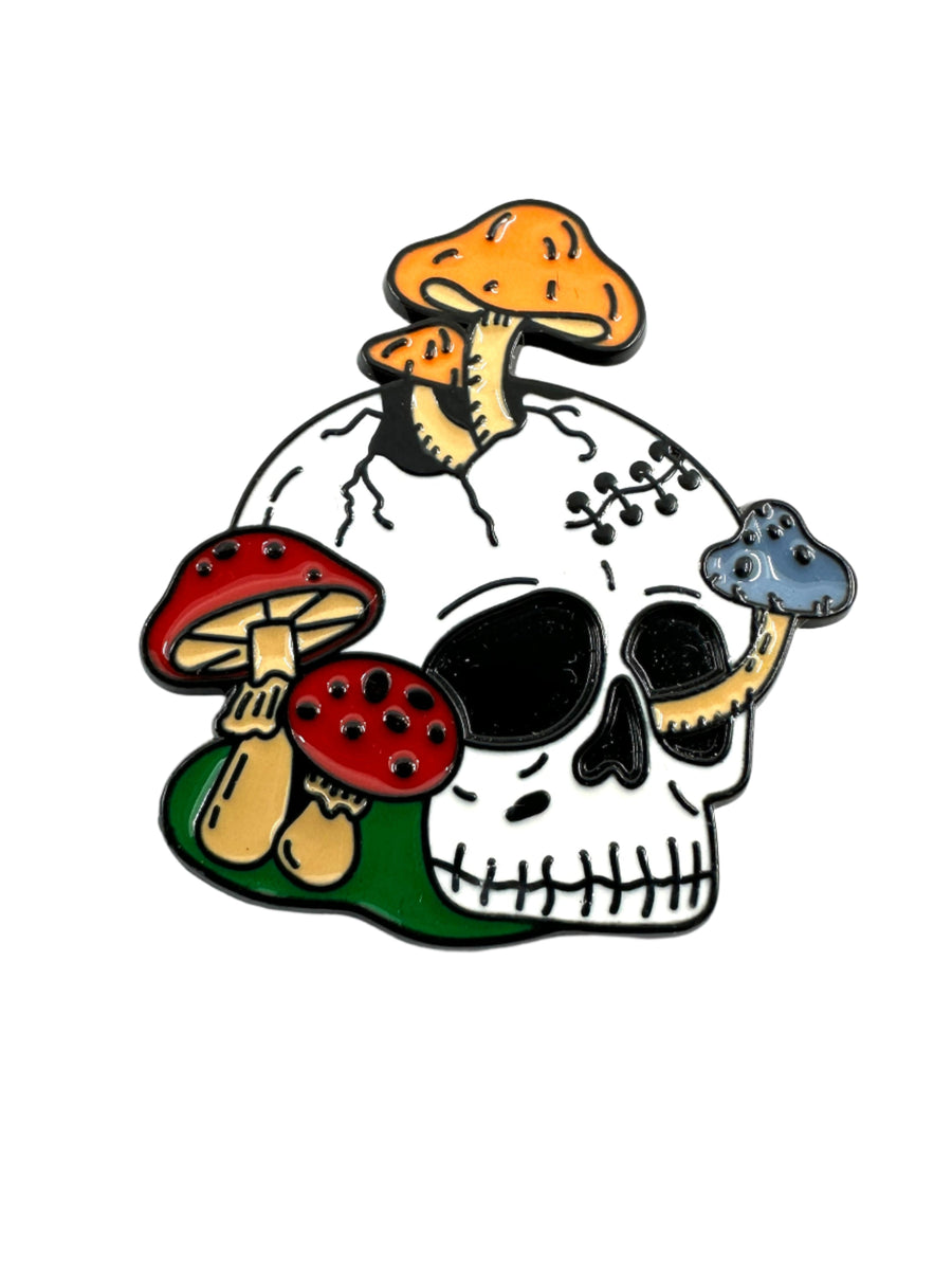 Pin - Mushroom Skull