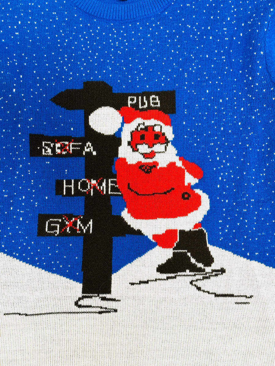 Vintage Christmas sweater - Where is the pub?