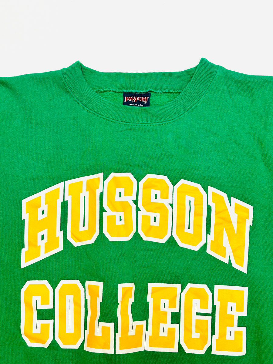 Vintage Jansport Sweater - Husson College