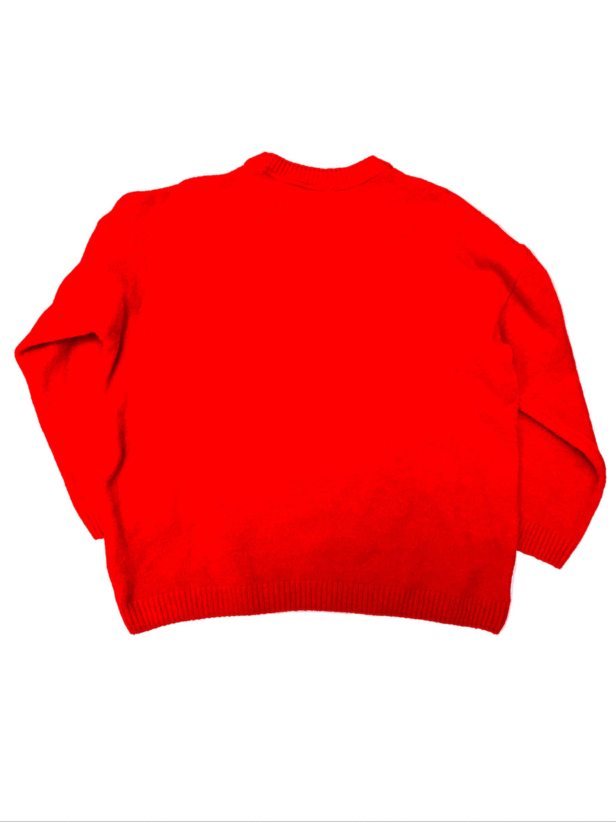 Ez a pulóver, egy használt darab a Szputnyik Shop gondosan válogatott vintage kollekciójából, amely már őrzi a karácsony varázslatos hangulatát. Ajándékozd meg a bolygót azzal, hogy idén egy preloved darabot vásárolsz!