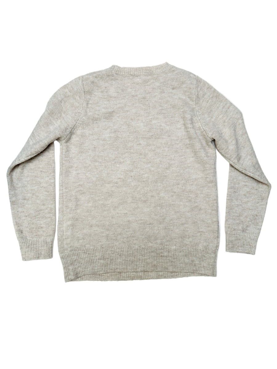 Ez a pulóver, egy használt darab a Szputnyik Shop gondosan válogatott vintage kollekciójából, amely már őrzi a karácsony varázslatos hangulatát. Ajándékozd meg a bolygót azzal, hogy idén egy preloved darabot vásárolsz!