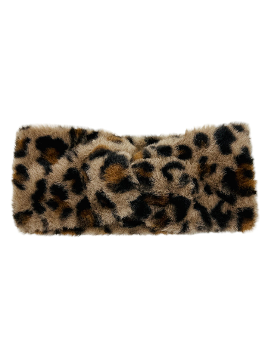 Rugalmas műszőrme fejpánt.