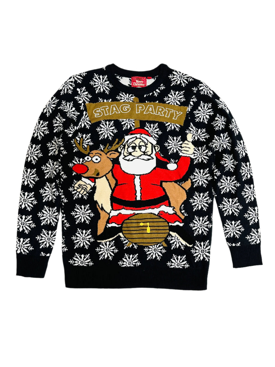 Vintage Christmas Sweater - Stag Party