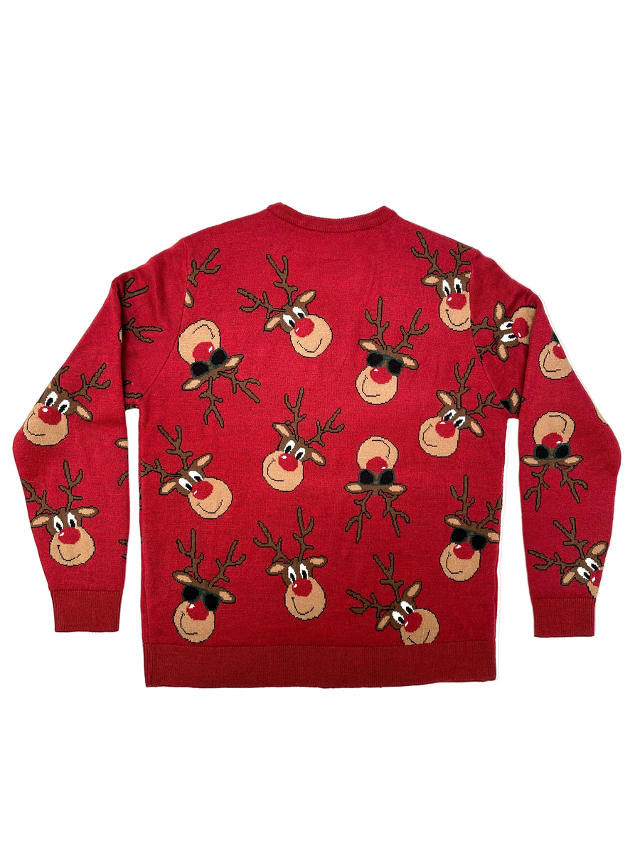 Ez a pulóver, egy használt darab a Szputnyik Shop gondosan válogatott vintage kollekciójából, amely már őrzi a karácsony varázslatos hangulatát. Ajándékozd meg a bolygót azzal, hogy idén egy preloved darabot vásárolsz!