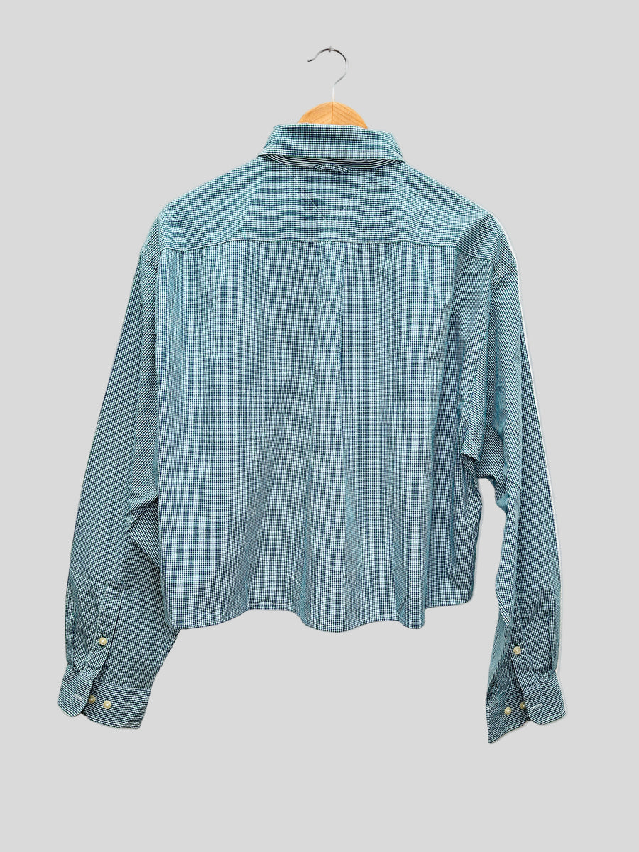 Vintage reworked shirt - Checkered Crop II