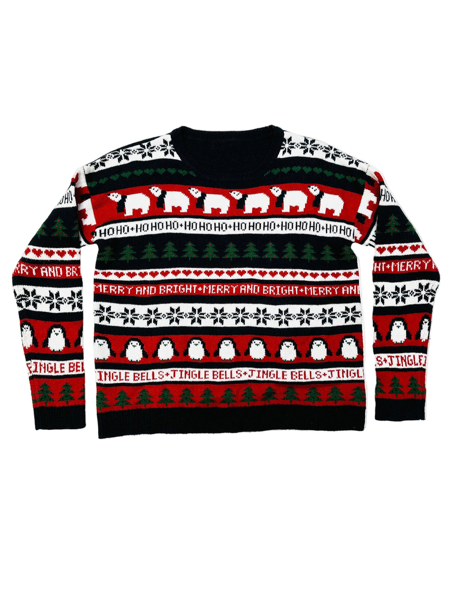 Ez a pulóver, egy használt darab a Szputnyik Shop gondosan válogatott vintage kollekciójából, amely már őrzi a karácsony varázslatos hangulatát. Ajándékozd meg a bolygót azzal, hogy idén egy preloved darabot vásárolsz!