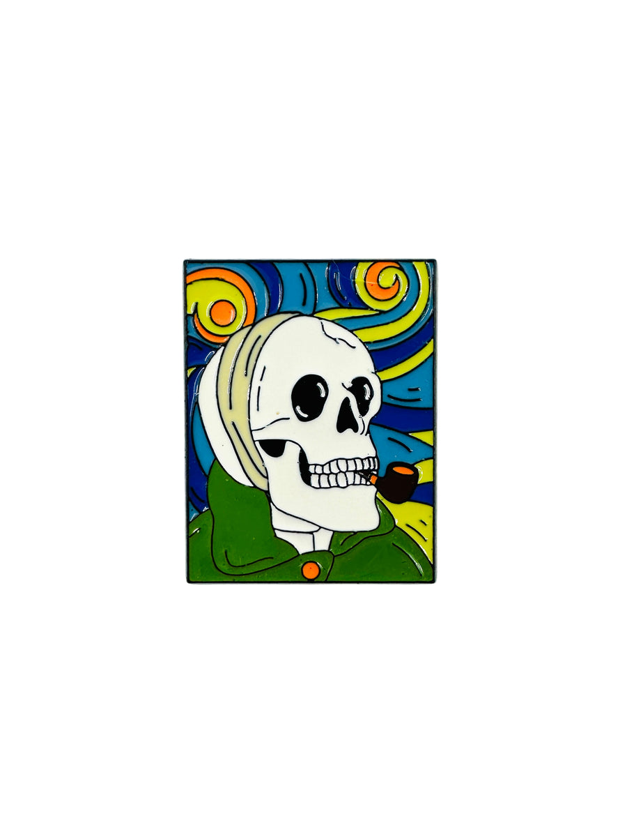 Pin - Van Gogh Skeleton