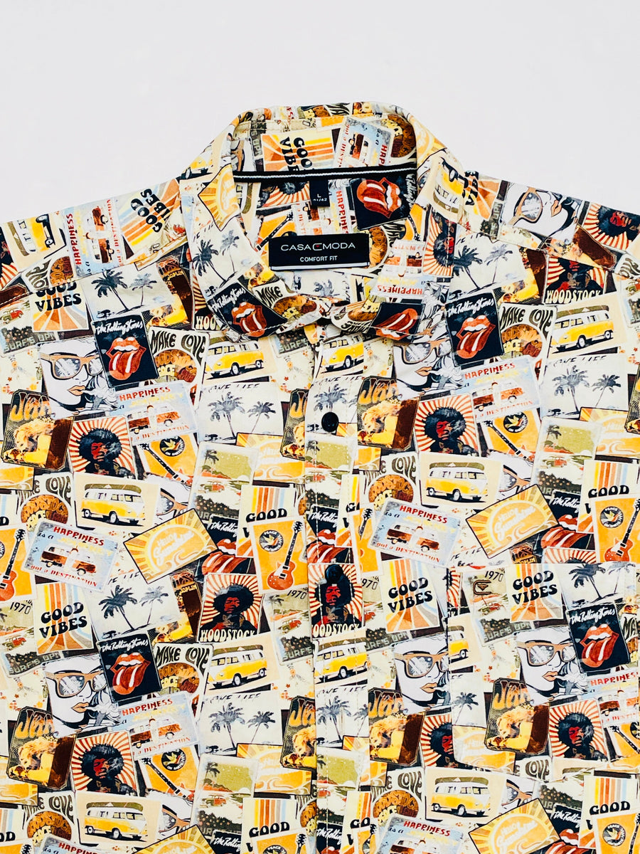 Vintage shirt - Hello hippie