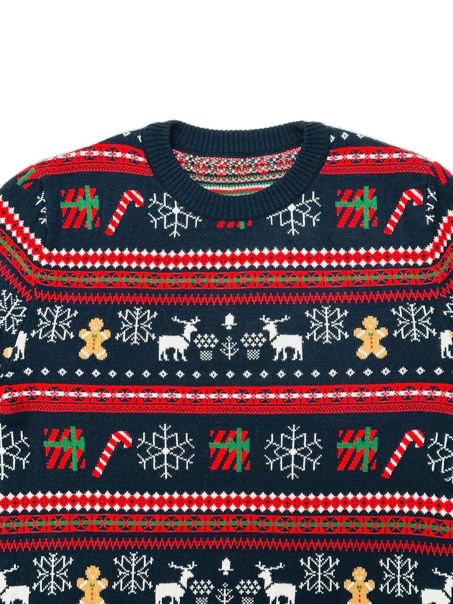 Ez a pulóver, egy használt darab a Szputnyik Shop gondosan válogatott vintage kollekciójából, amely már őrzi a karácsony varázslatos hangulatát. Ajándékozd meg a bolygót azzal, hogy idén egy preloved darabot vásárolsz!