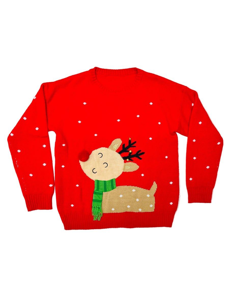 Ez a pulóver, egy használt darab a Szputnyik Shop gondosan válogatott vintage kollekciójából, amely már őrzi a karácsony varázslatos hangulatát. Ajándékozd meg a bolygót azzal, hogy idén egy preloved darabot vásárolsz!