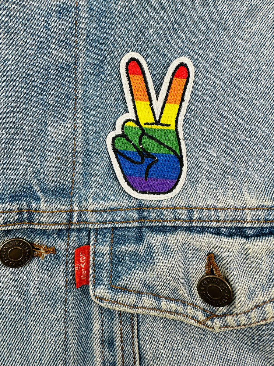 Patch - Rainbow Peace sign