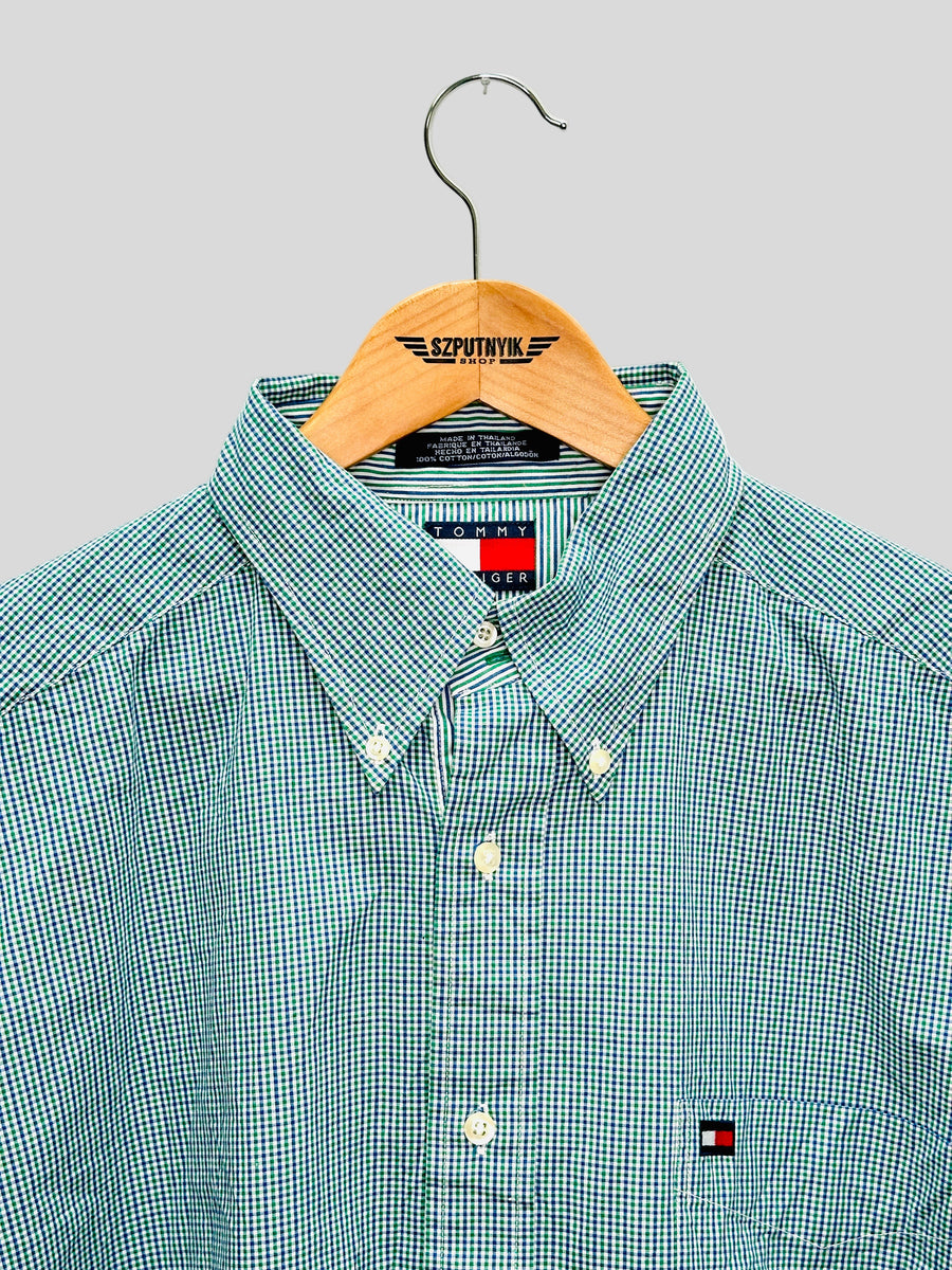 Vintage reworked shirt - Checkered Crop II