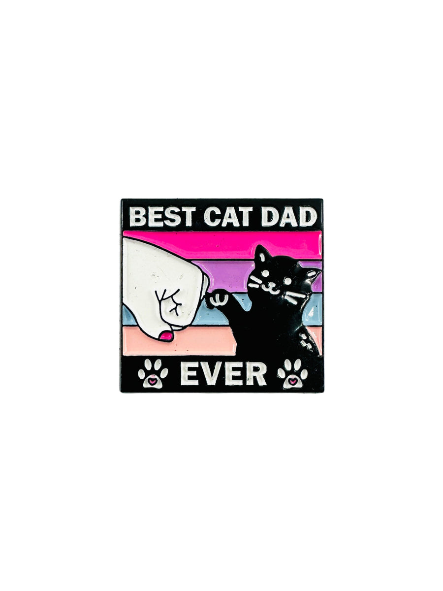 Kitűző - Best Cat Dad Ever