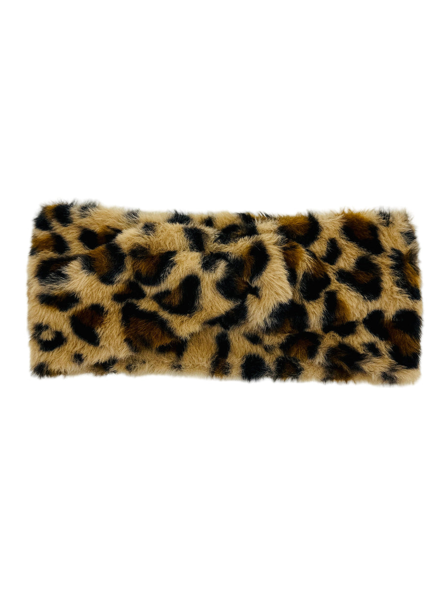 Rugalmas műszőrme fejpánt.