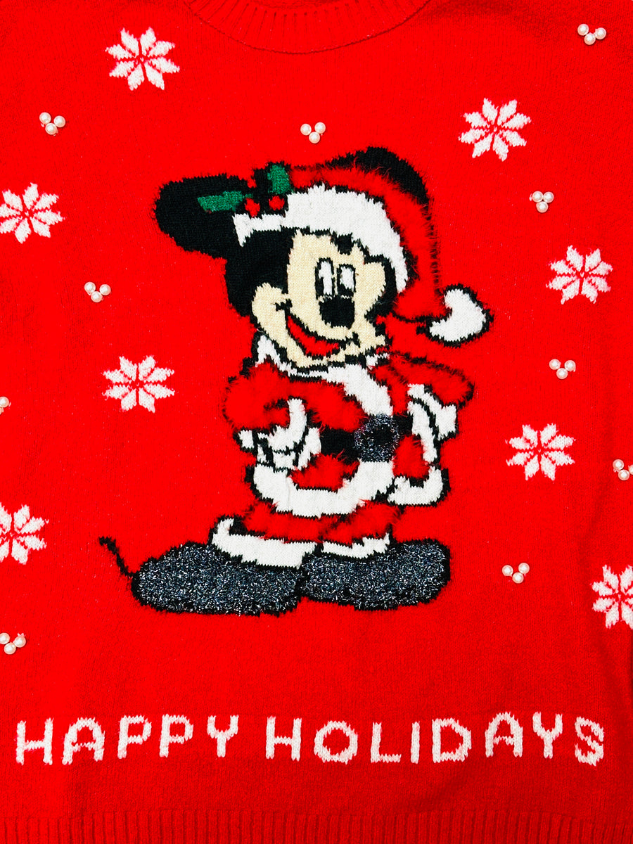 Ez a pulóver, egy használt darab a Szputnyik Shop gondosan válogatott vintage kollekciójából, amely már őrzi a karácsony varázslatos hangulatát. Ajándékozd meg a bolygót azzal, hogy idén egy preloved darabot vásárolsz!