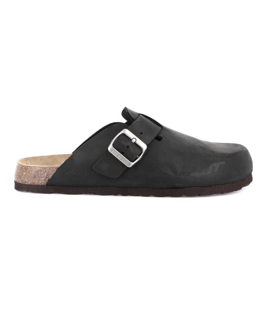 Grünland closed-toe men's slippers - Black