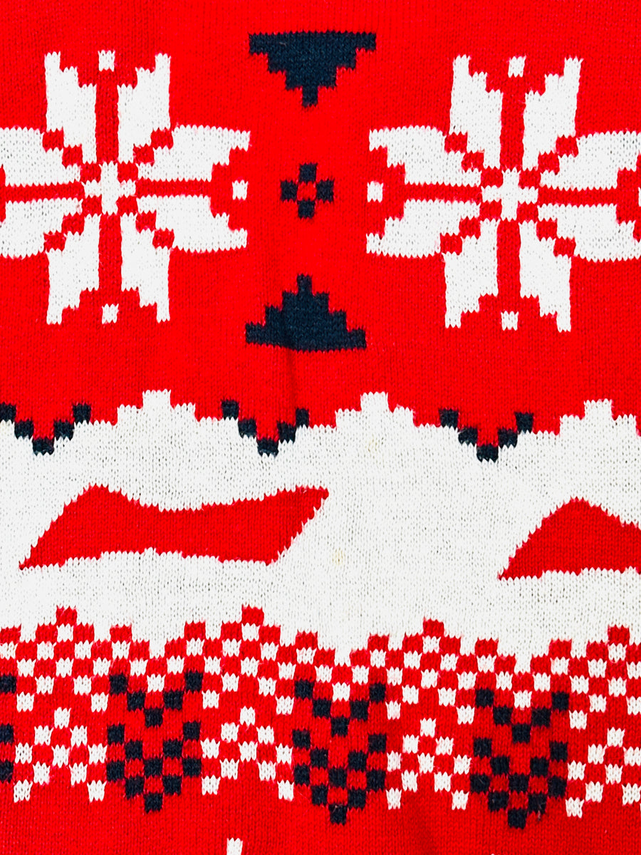 Vintage Christmas Sweater - Budweiser