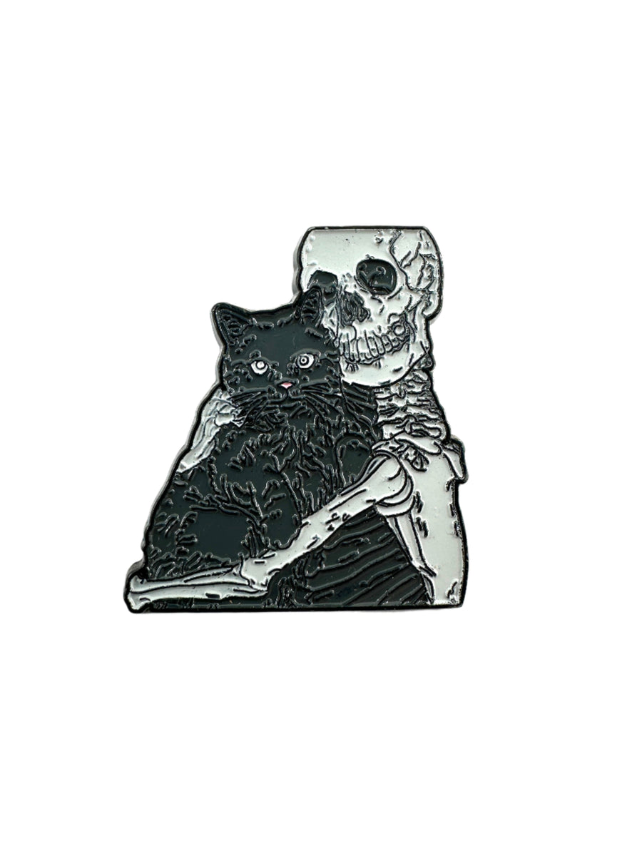 Pin - Cat with Skeleton