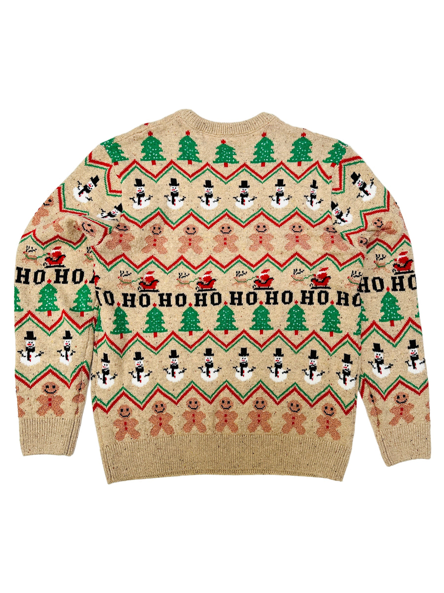 Vintage karácsonyi pulóver - Mikulás Szán & HO HO