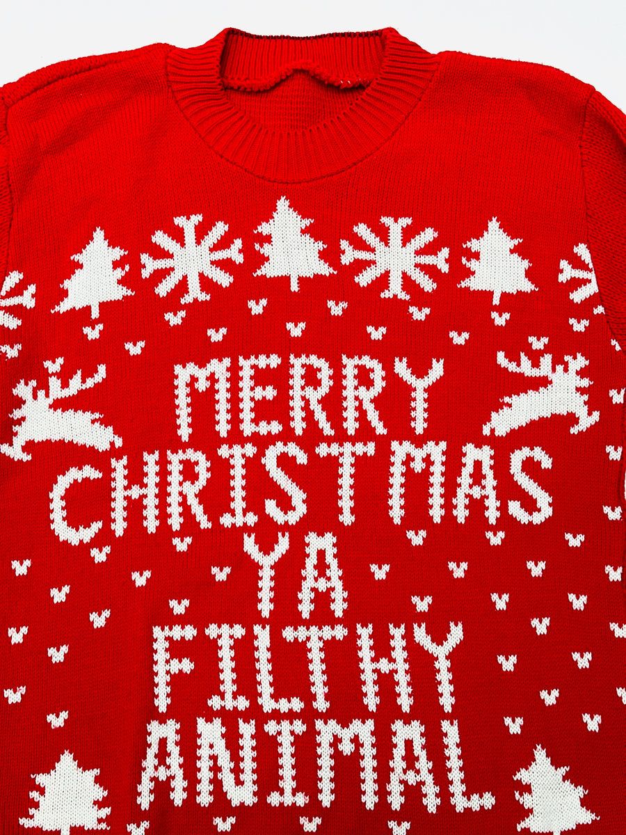 Ez a pulóver, egy használt darab a Szputnyik Shop gondosan válogatott vintage kollekciójából, amely már őrzi a karácsony varázslatos hangulatát. Ajándékozd meg a bolygót azzal, hogy idén egy preloved darabot vásárolsz!