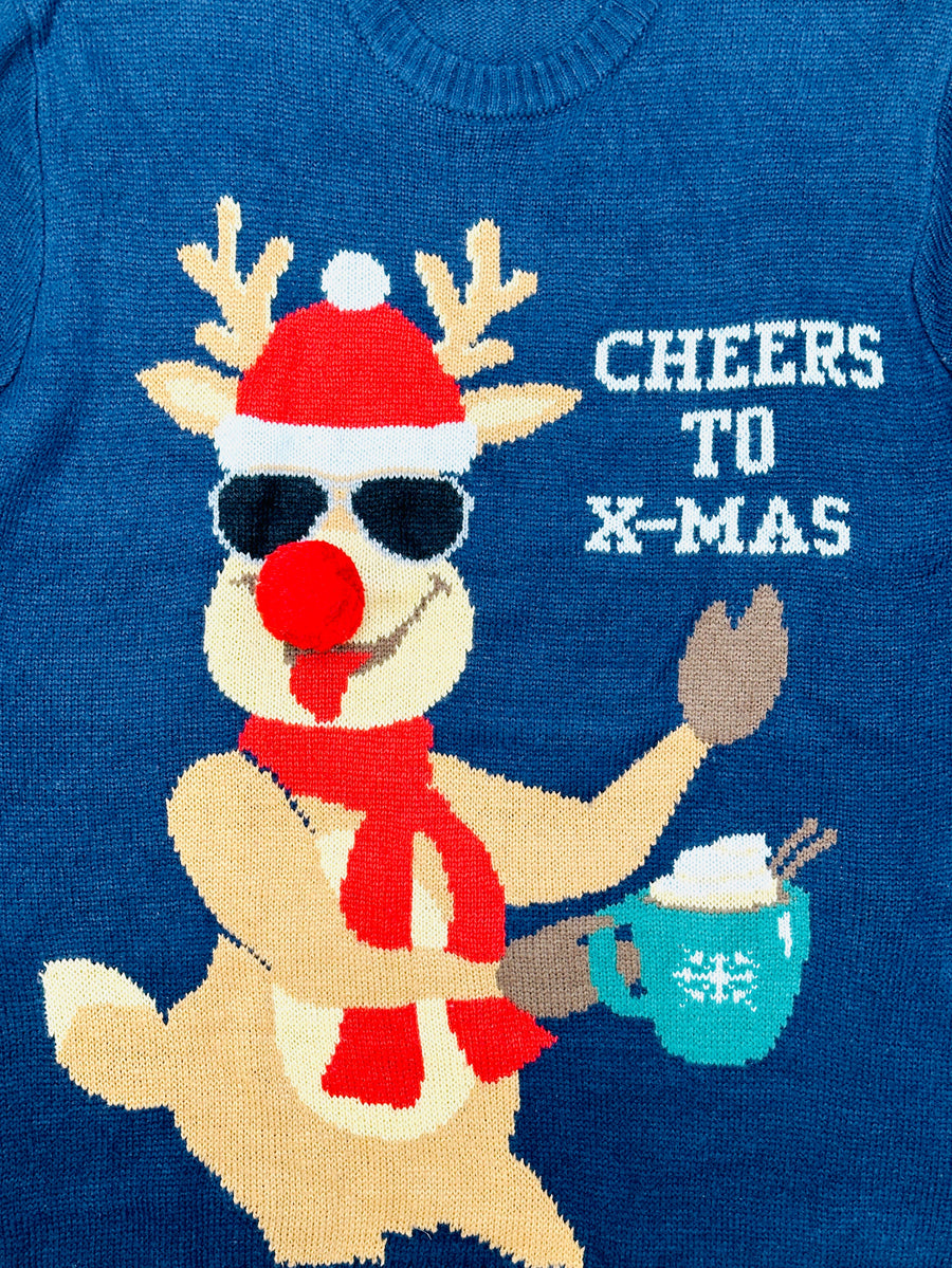 Ez a pulóver, egy használt darab a Szputnyik Shop gondosan válogatott vintage kollekciójából, amely már őrzi a karácsony varázslatos hangulatát. Ajándékozd meg a bolygót azzal, hogy idén egy preloved darabot vásárolsz!