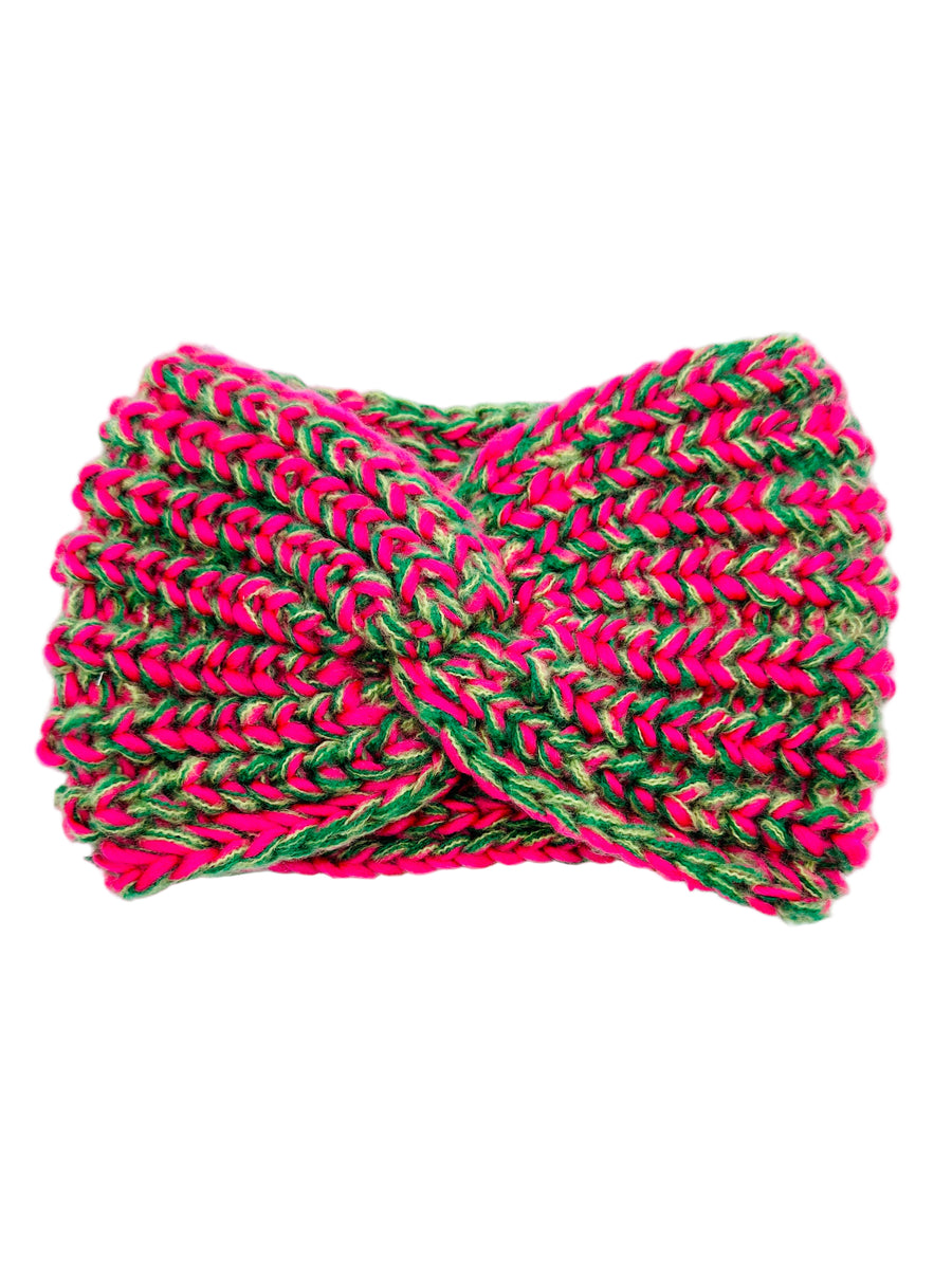 Rugalmas kötött fejpánt.