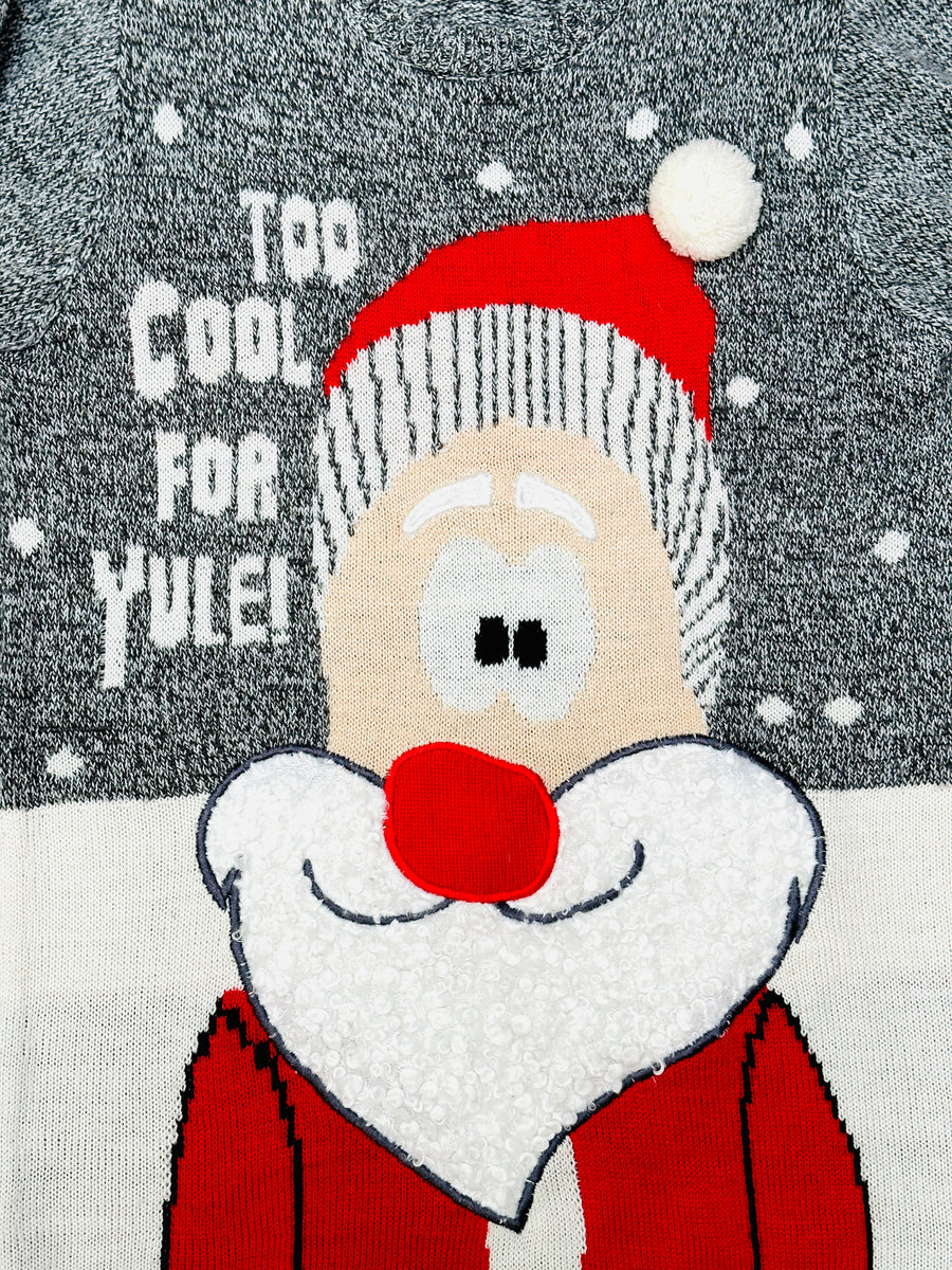 Vintage karácsonyi pulóver - Too Cool Mikulás