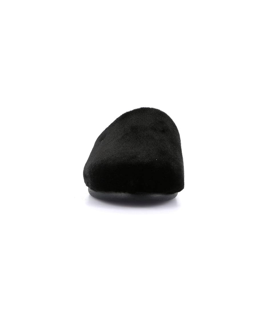 Grünland női műszőrme papucs - Black