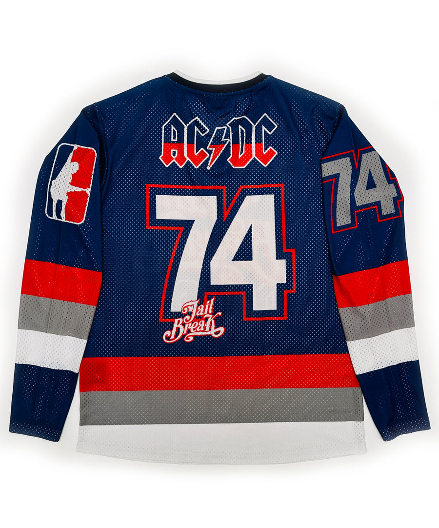 Vintage sportmez - AC/DC Mesh Hockey Jersey