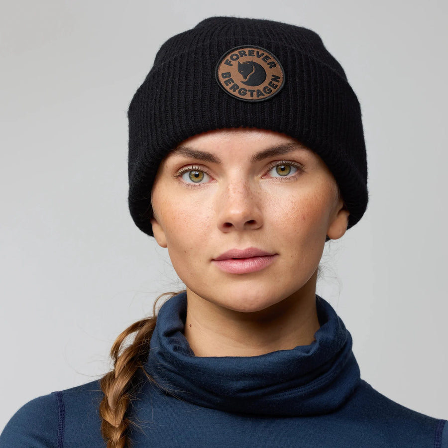 Fjallraven Bergtagen Wool Beanie - Dark Navy