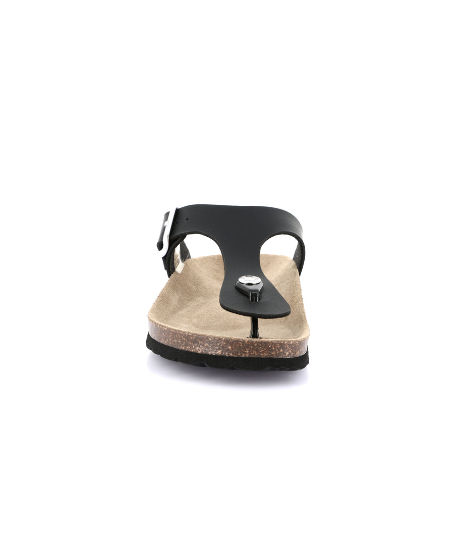 Grünland one strap women's slippers - Black