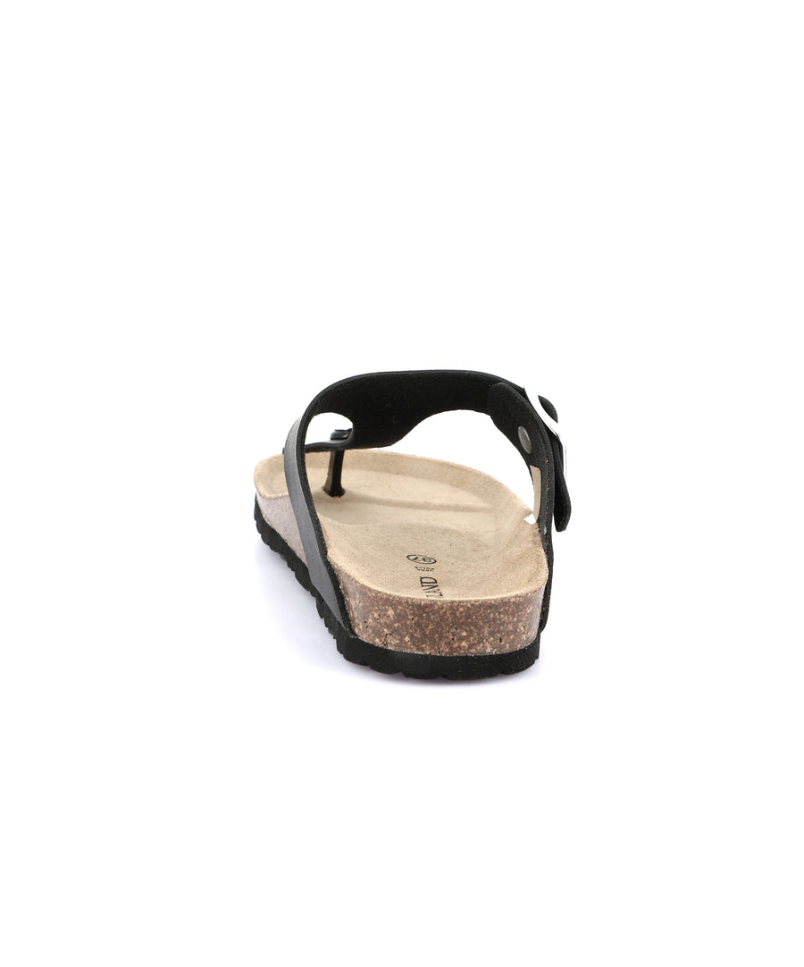 Grünland one strap women's slippers - Black