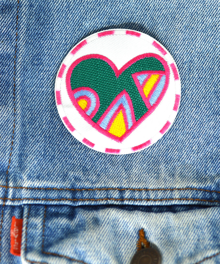 Patch - Embroidered heart