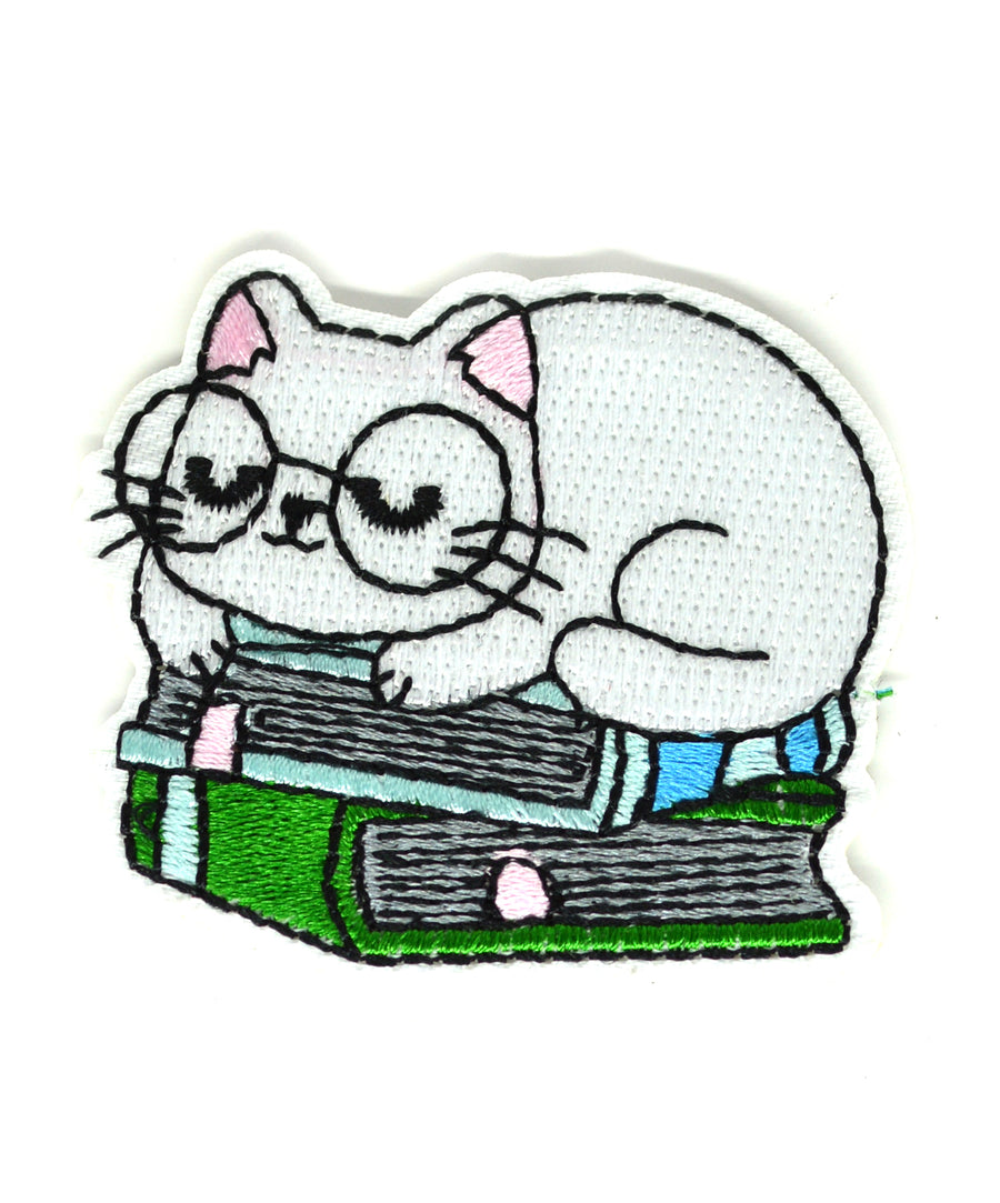 Patch - Book and cat