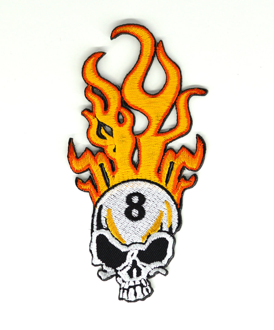 Patch- Flaming Skull