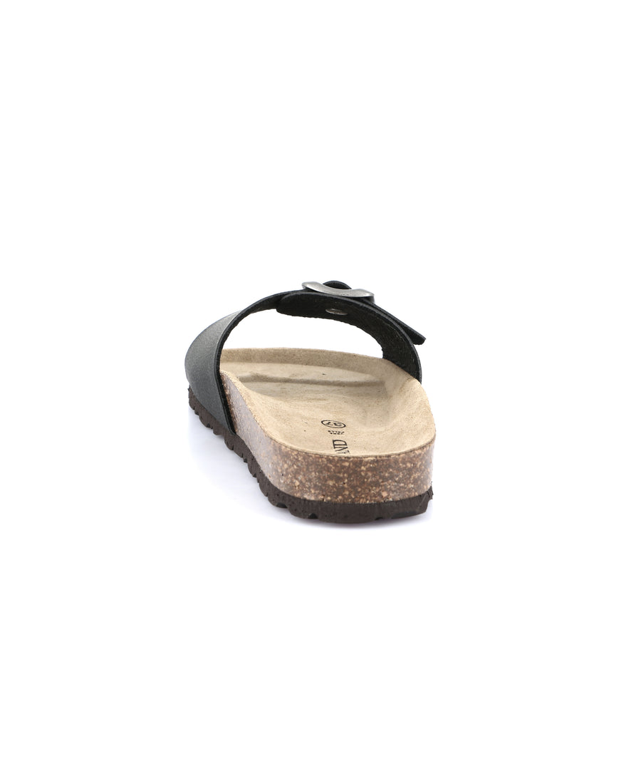Grünland one strap women's slippers - Black