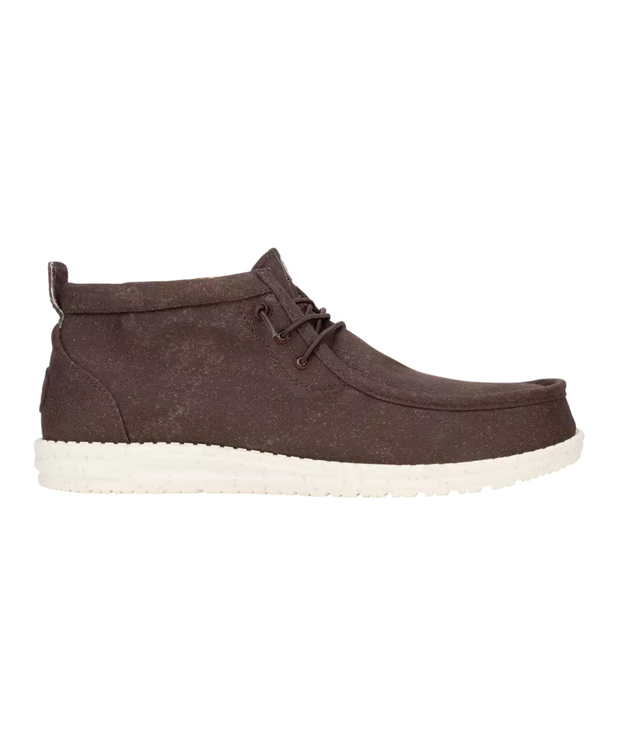 HeyDude - Wally Mid Canvas Mole Brown