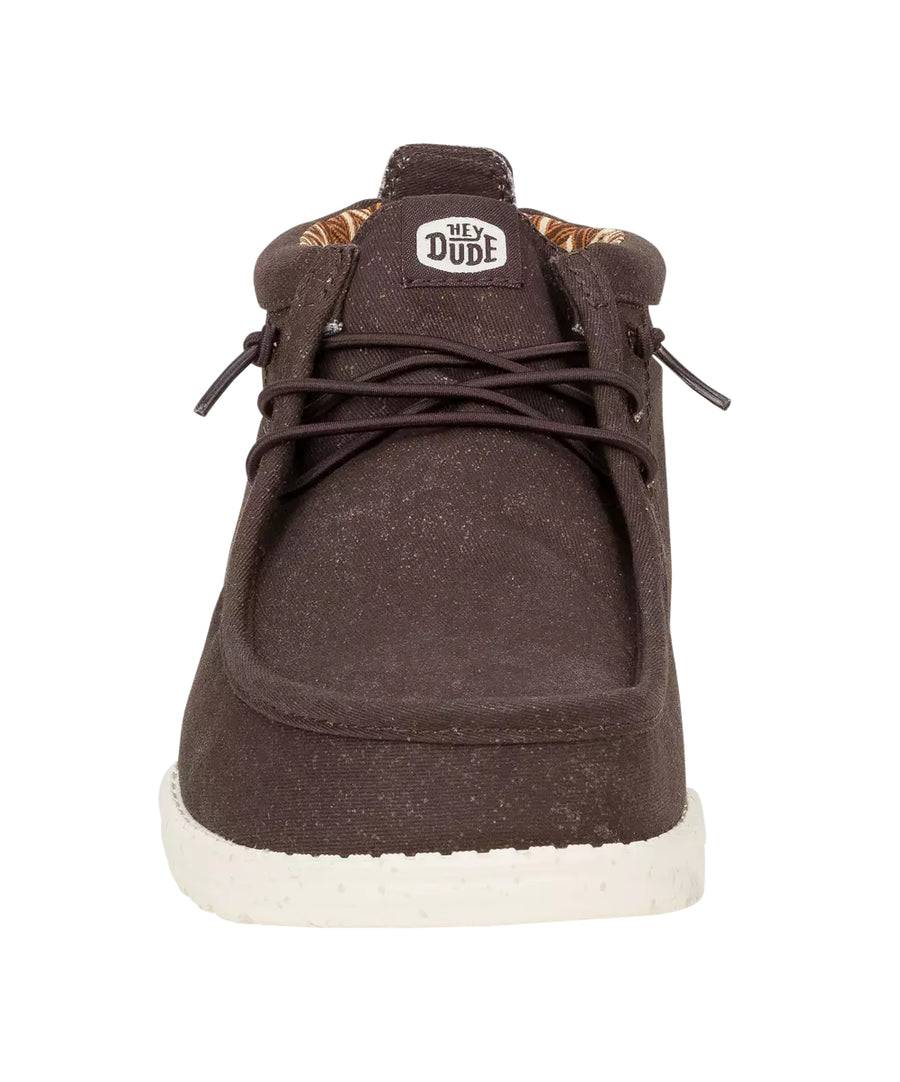 HeyDude - Wally Mid Canvas Mole Brown