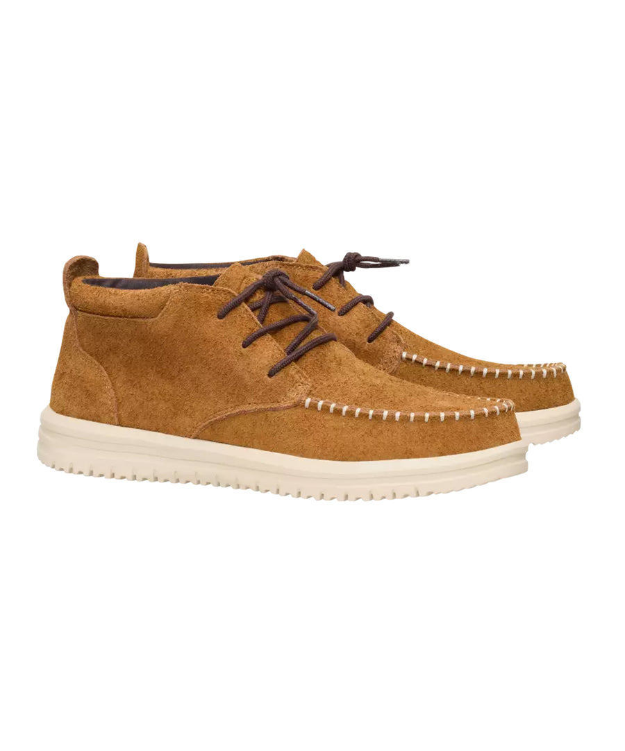 HeyDude - Wally NXT Mid Spicy Brown-Wood Ash